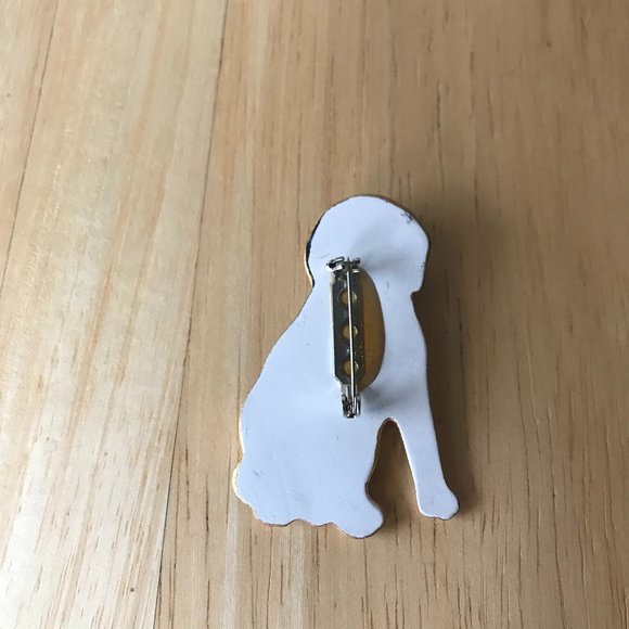 Bernese Mountain Dog Pin Brooch Handmade Vintage - Picture 5 of 5
